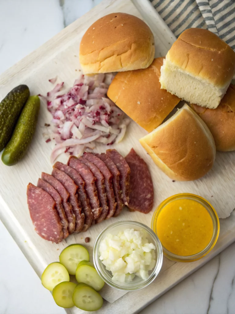 Pastrami Slidersingredients