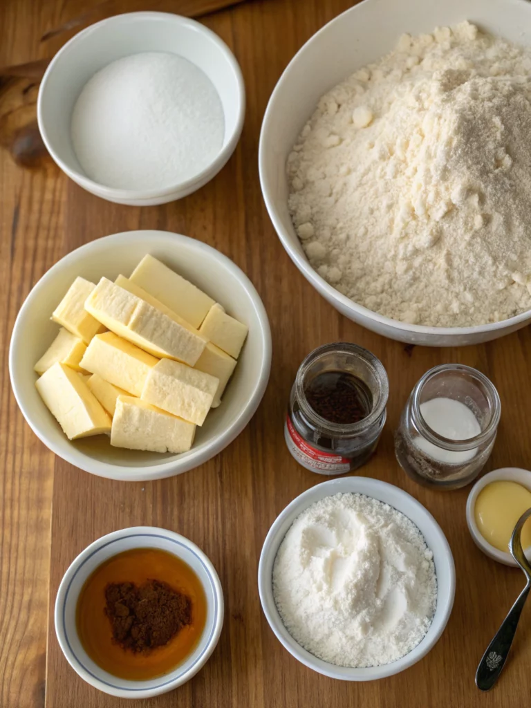 Pie Crust Cookiesingredients