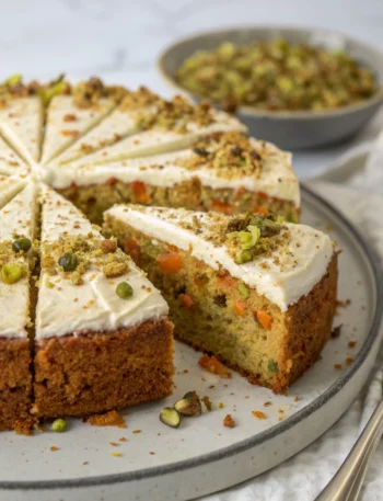 Easy Pistachio Carrot Cake