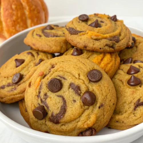 Easy Pumpkin Chocolate Chip Cookies