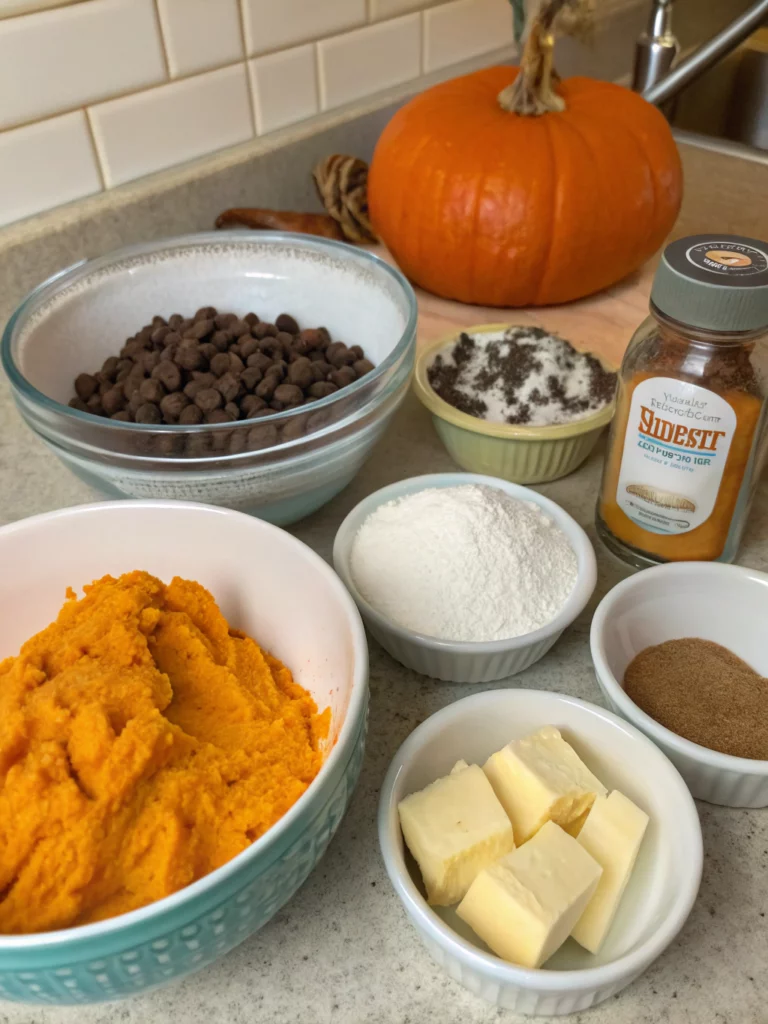 Easy Pumpkin Chocolate Chip Cookies