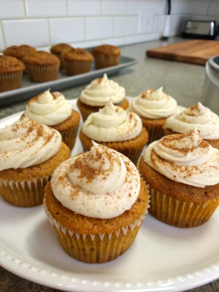 Easy Pumpkin Cupcakes