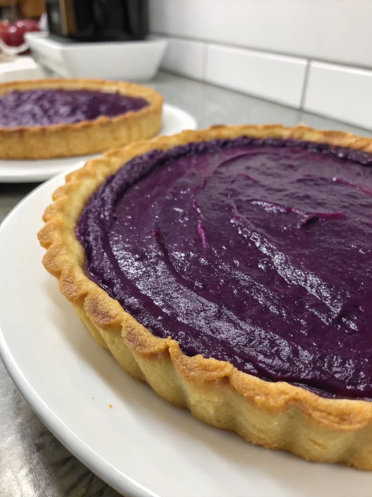 Easy Purple Sweet Potato Pie
