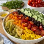 Easy Rainbow Pasta Salad