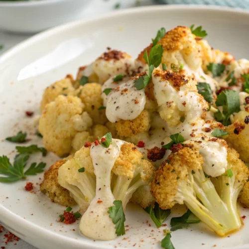 Easy Roasted Ranch Cauliflower