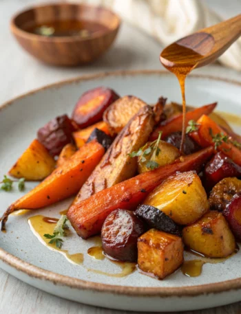 Easy Roasted Root Vegetables and Burnt Honey