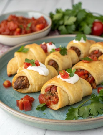 Easy Rotel Sausage Crescents
