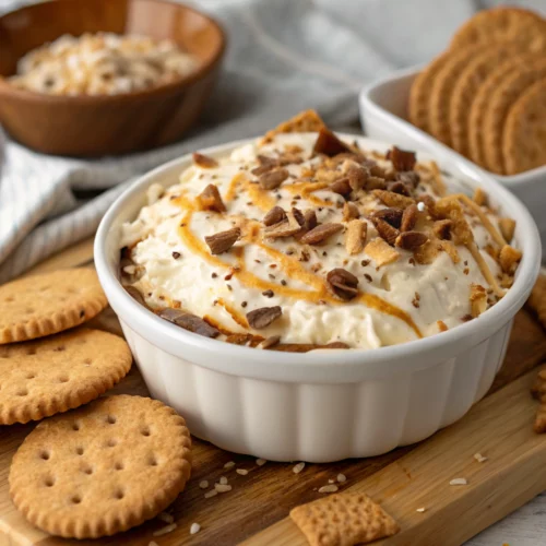 Easy Samoa Cheesecake Dip