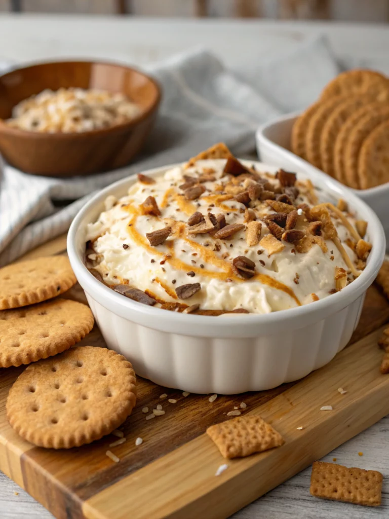 Easy Samoa Cheesecake Dip