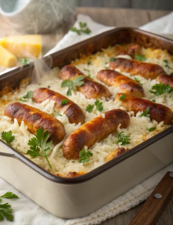 Easy Sausage and Rice Casserole