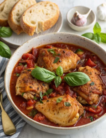 Easy Sicilian Braised Chicken