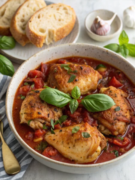 Easy Sicilian Braised Chicken