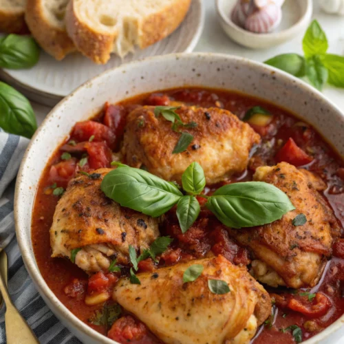 Sicilian Braised Chicken