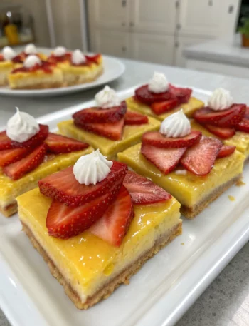 Easy Strawberry Lemon Bars