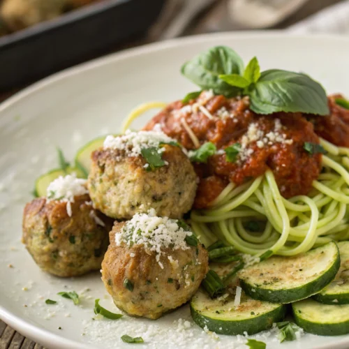 Easy Zucchini Meatballs