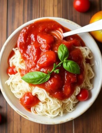 Easy Burst Cherry Tomato Sauce